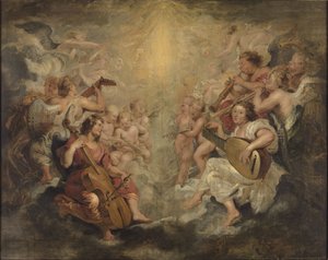 Anges musiciens au ciel